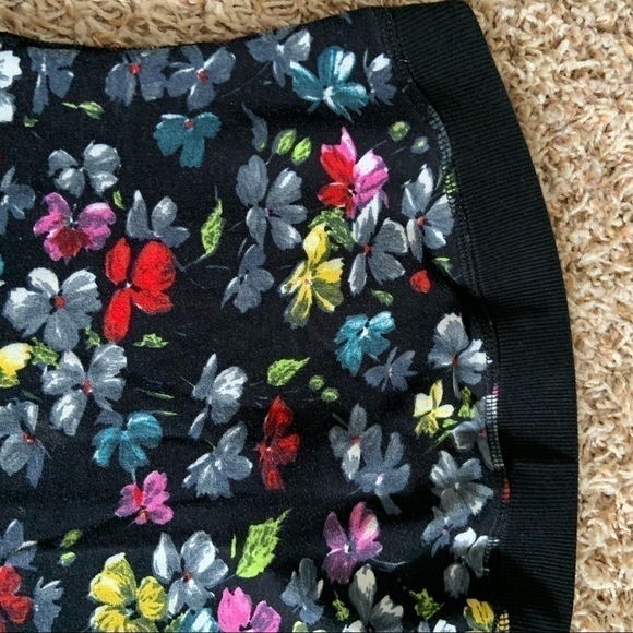 French Connection Floral Mini Dress - Black and Multicolor - Picture 4 of 6
